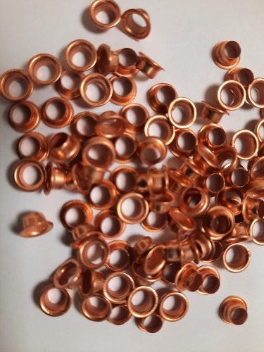 No.24 COPPER PLATED eyelets Per 1,000