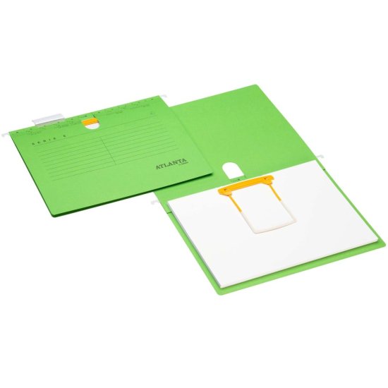 Atlanta Series-E Suspension File with Jalema Clip GREEN Pkt.5