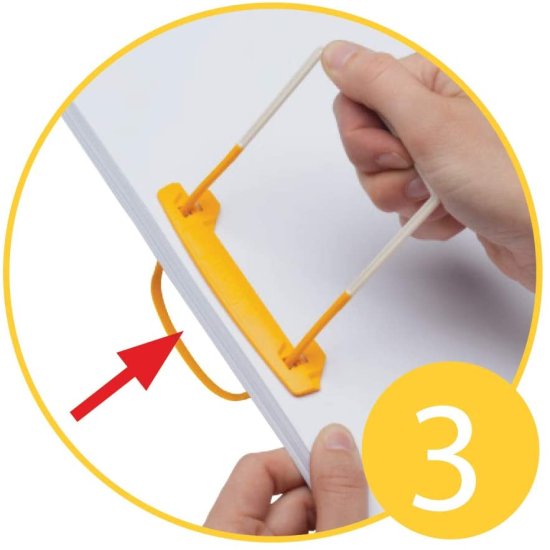 Jalema/Hospital Filing Clip Yellow 5710000 Pack of 100 - Click Image to Close