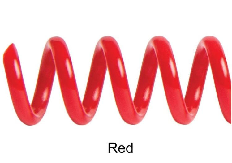 A4 Coils Spiral Coils RED 3:1 20mm Pkt.20 - Click Image to Close